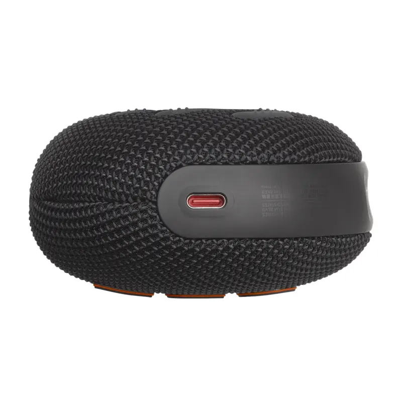 BOCINA PORTÁTIL JBL CLIP5 COLOR NEGRO RESISTENTE AL AGUA Y POLVO